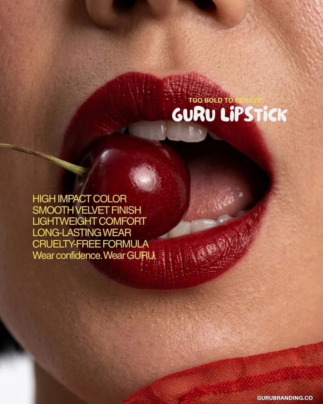 GURU brand board with shade swatches and construction drawings